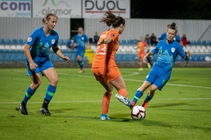 2019 UEFA Euro Women's World Cup Qualification match for the 2021 European championship Netherlands vs. Slovenia in Women's international football at Fazanerija stadium, Slovenia.