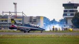 Slovenian Aeros airshow at Maribor airport.