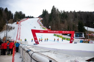 Audi FIS Alpine Ski World Cup Women's Giant Slalom on February 15, 2020 in Kranjska Gora Slovenia.