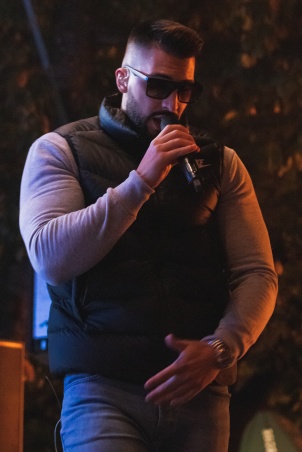 Challe Salle was performing at a Halloween event in Rakičan 2019.