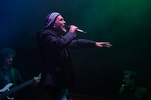 Gibonni performing at the Haloween event with his band in Rakičan 2019.
