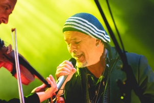 Gibonni performing at the Haloween event with his band in Rakičan 2019.