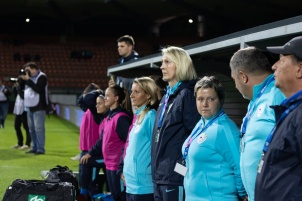 2019 UEFA Euro Women's World Cup Qualification match for the 2021 European championship Netherlands vs. Slovenia in Women's international football at Fazanerija stadium, Slovenia.