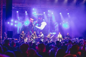 Challe Salle was performing at a Halloween event in Rakičan 2019.