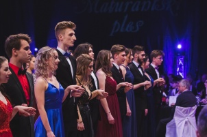 Prom dance from GFML high school in Ljutomer