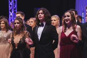 Prom dance from GFML high school in Ljutomer