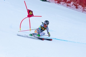 Audi FIS Alpine Ski World Cup Women's Giant Slalom on February 15, 2020 in Kranjska Gora Slovenia.