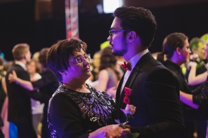 Prom dance from GFML high school in Ljutomer