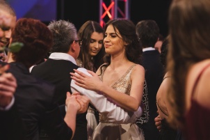 Prom dance from GFML high school in Ljutomer