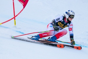 Audi FIS Alpine Ski World Cup Women's Giant Slalom on February 15, 2020 in Kranjska Gora Slovenia.