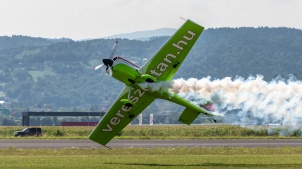 Slovenian Aeros airshow at Maribor airport.