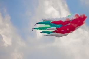 Slovenian Aeros airshow at Maribor airport.