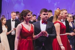 Prom dance from GFML high school in Ljutomer