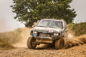 Competitors competed in two different disciplines. In the skill test, where speed is important, and in the hard test, where the track leads through mud and up a hill.