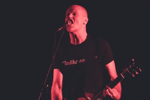 Damir avdić peforming in MIKK club at Murska Sobota Castle.