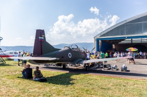 Slovenian Aeros airshow at Maribor airport.