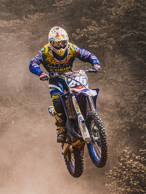 Autumn motocross racing in Mačkovci