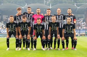 NS Mura won first qualifying round with 5:0 at home against KF Shkëndija at Mestni stadion Fazanerija in Murska Sobota, Slovenia.