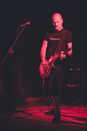 Damir avdić peforming in MIKK club at Murska Sobota Castle.