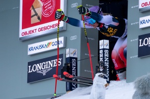 Audi FIS Alpine Ski World Cup Women's Giant Slalom on February 15, 2020 in Kranjska Gora Slovenia.