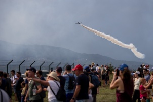 Slovenian Aeros airshow at Maribor airport.
