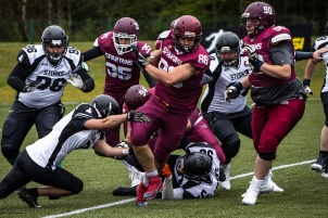 Bosnian Spartans beaten Slovenian Storks in American football