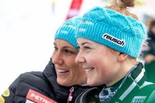Audi FIS Alpine Ski World Cup Women's Giant Slalom on February 15, 2020 in Kranjska Gora Slovenia.