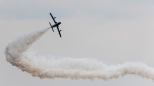 Slovenian Aeros airshow at Maribor airport.