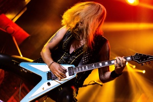 Judas Priest performing in Ljubljana, Slovenia at 50 Heavy years of Metal