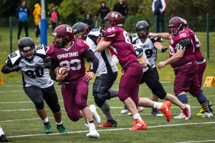 Bosnian Spartans beaten Slovenian Storks in American football