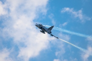 Slovenian Aeros airshow at Maribor airport.