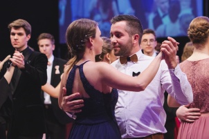 Prom dance from GFML high school in Ljutomer