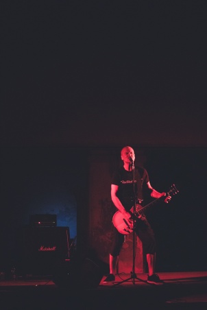 Damir avdić peforming in MIKK club at Murska Sobota Castle.