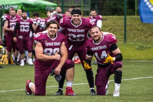 Bosnian Spartans beaten Slovenian Storks in American football