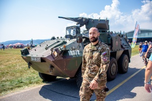 Slovenian Aeros airshow at Maribor airport.