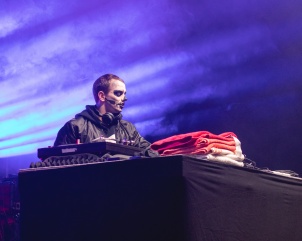 Alle Farben performing at Halloween event in Rakičan 2019.
