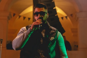 Challe Salle was performing at a Halloween event in Rakičan 2019.