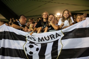 NS Mura won first qualifying round with 5:0 at home against KF Shkëndija at Mestni stadion Fazanerija in Murska Sobota, Slovenia.