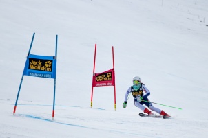 Audi FIS Alpine Ski World Cup Women's Giant Slalom on February 15, 2020 in Kranjska Gora Slovenia.