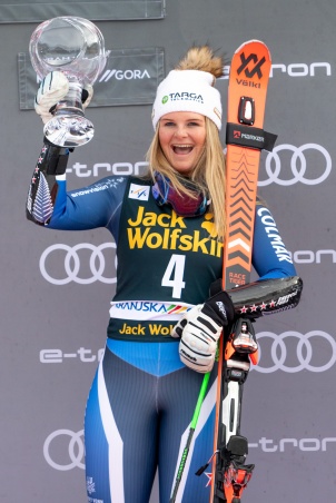 Audi FIS Alpine Ski World Cup Women's Giant Slalom on February 15, 2020 in Kranjska Gora Slovenia.