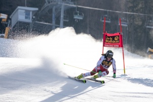 Audi FIS Alpine Ski World Cup Women's Giant Slalom on February 15, 2020 in Kranjska Gora Slovenia.