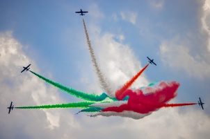 Slovenian Aeros airshow at Maribor airport.