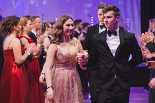 Prom dance from GFML high school in Ljutomer
