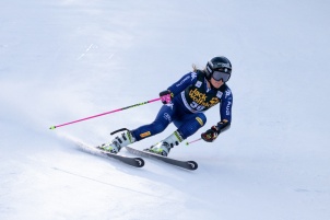 Audi FIS Alpine Ski World Cup Women's Giant Slalom on February 15, 2020 in Kranjska Gora Slovenia.