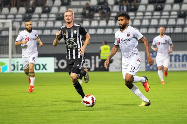 NS Mura won first qualifying round with 5:0 at home against KF Shkëndija at Mestni stadion Fazanerija in Murska Sobota, Slovenia.