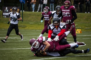 Bosnian Spartans beaten Slovenian Storks in American football