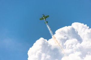 Slovenian Aeros airshow at Maribor airport.