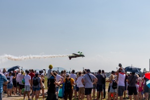 Slovenian Aeros airshow at Maribor airport.
