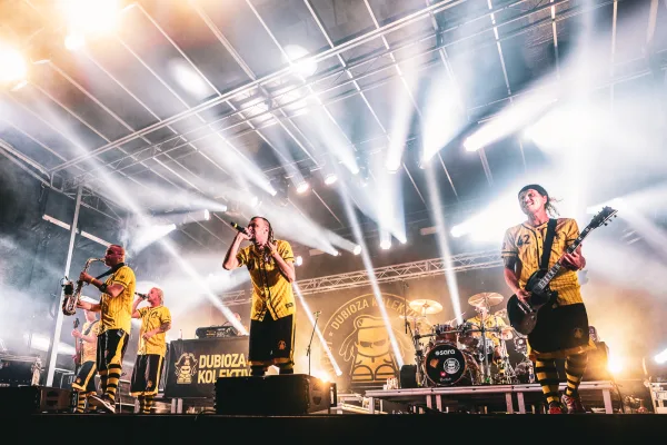 Dubioza Kolektiv performing in Murska Sobota