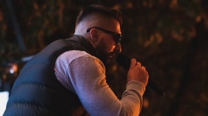 Challe Salle was performing at a Halloween event in Rakičan 2019.